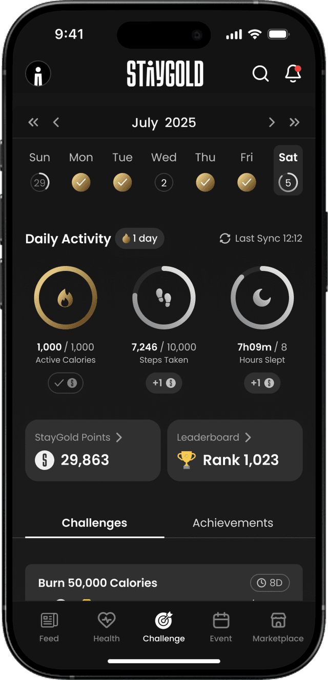 StayGold App Preview