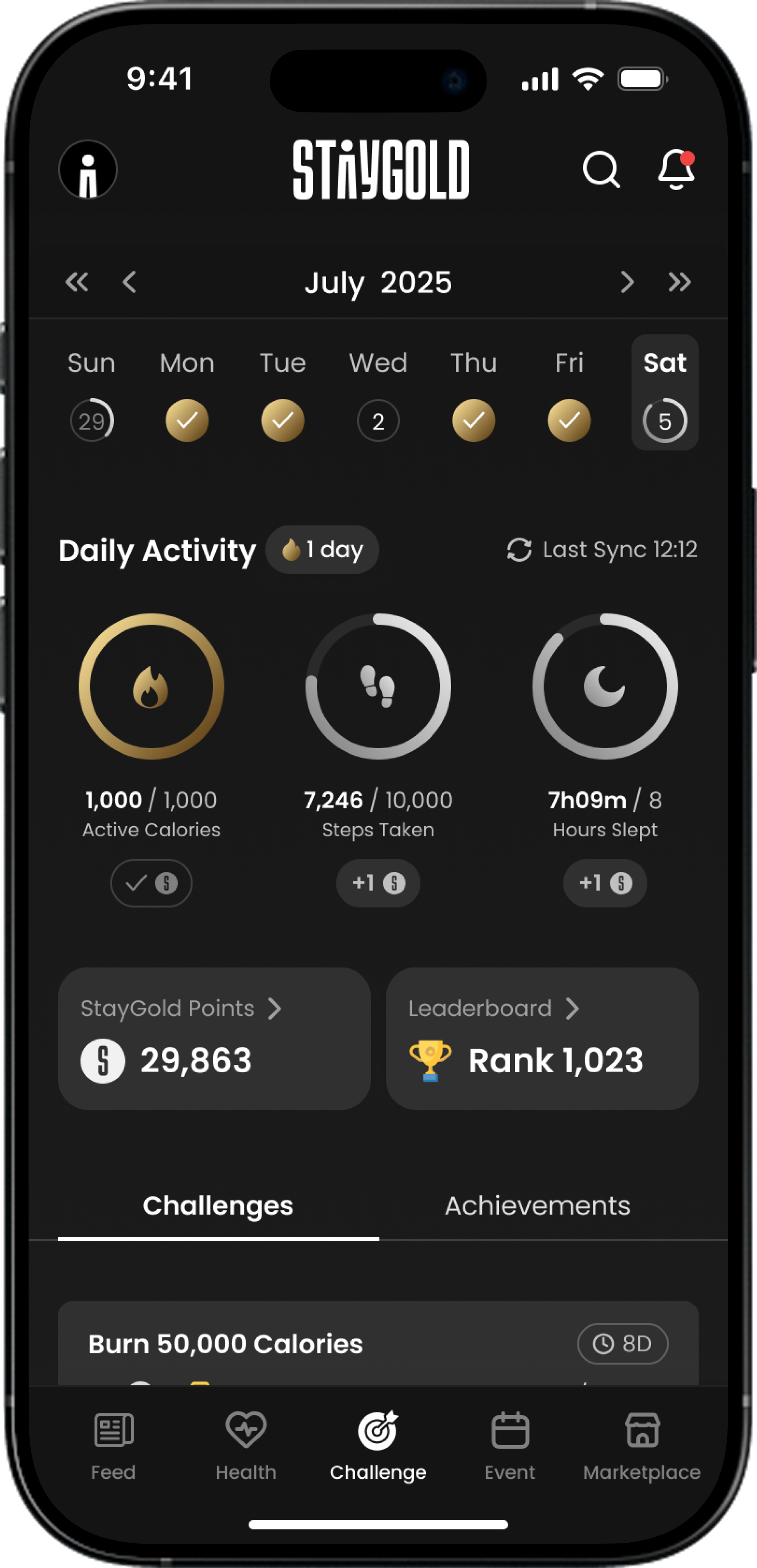 StayGold App Preview